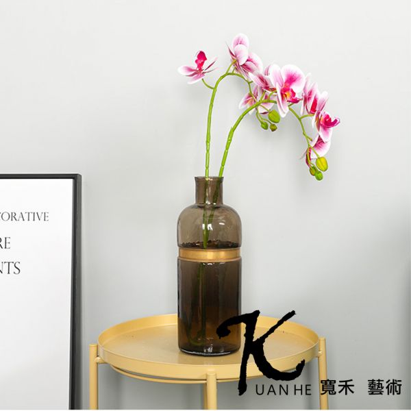 仿真花-3D蝴蝶蘭 深粉色 仿真花.人造花.永生花.假花