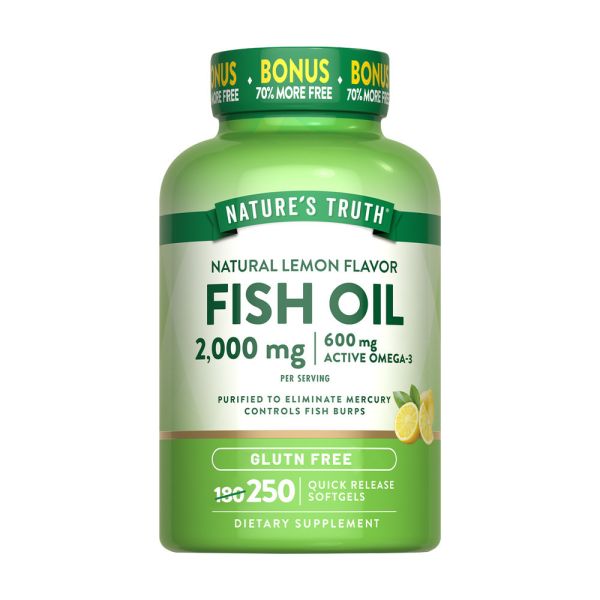 綠萃淨 TG型魚油檸檬味軟膠囊(250粒/瓶) 魚油,TG型魚油,Omega-3,EPA,DHA