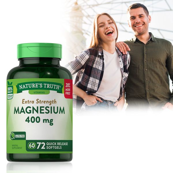 【即期品】優化鎂400mg軟膠囊(72粒/瓶)_效期至2026/4/30 鎂,放鬆,入睡,代謝,鈣