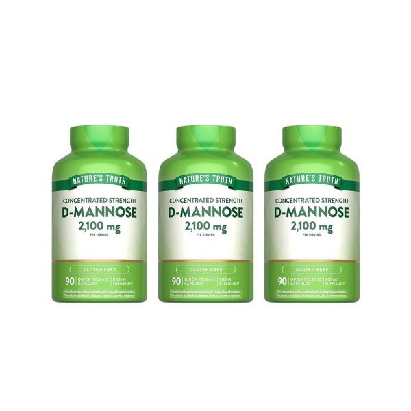 綠萃淨 特級D-甘露糖膠囊x3瓶組(90粒/瓶) 蔓越莓,D-甘露糖,私密保養,甘露糖