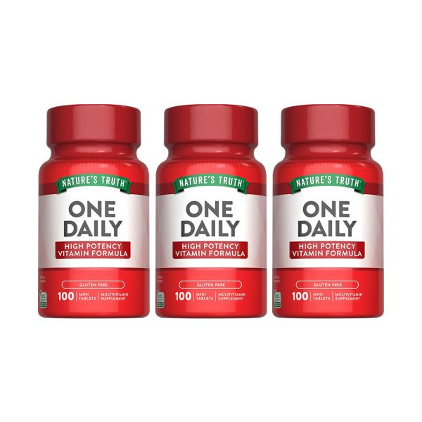 綠萃淨 每日綜合維生素錠(D3升級)x3瓶組(共300錠) 綜合維生素,B群,維他命C,鈣,D3,男性綜合維他命,女性綜合維他命