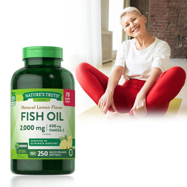 綠萃淨 TG型魚油檸檬味軟膠囊(250粒/瓶) 魚油,TG型魚油,Omega-3,EPA,DHA