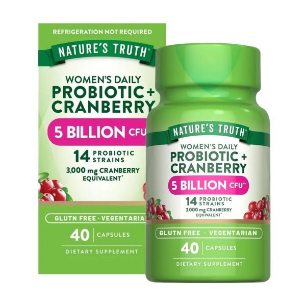 【即期品】綠萃淨 女性蔓越莓益生菌舒密膠囊(40粒/瓶)_效期2026/10/31 蔓越莓,益生菌,私密困擾,消化道,女性益生菌