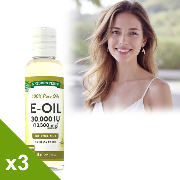 綠萃淨 維生素E全效滋潤護膚油x3瓶組(共354ml) 精華液,暗沉肌膚,乾燥肌膚,保濕,鎖水,玻尿酸