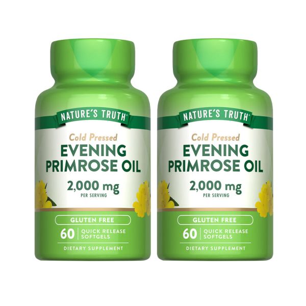 綠萃淨 冷壓月見草油含GLA軟膠囊x2瓶組(60粒/瓶) 月見草,調整體質,經期,月事調理,GLA