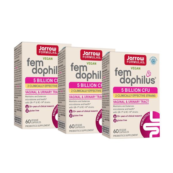 Jarrow賈羅公式 [50億]女性專用益生菌膠囊x3瓶組(60粒/瓶) 女性益生菌