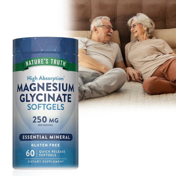 綠萃淨 頂級甘胺酸鎂液態軟膠囊(60粒/瓶) 鎂,放鬆,入睡,代謝,鈣