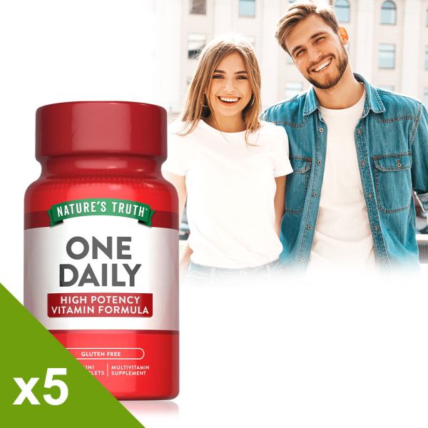 綠萃淨 每日綜合維生素錠(D3升級)x5瓶組(共500錠) 綜合維生素,B群,維他命C,鈣,D3,男性綜合維他命,女性綜合維他命