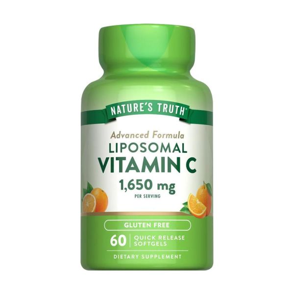 【本月主打】綠萃淨 磷脂體維生素C軟膠囊(60粒/瓶) 維生素C,磷脂體維生素C,緩釋型C,長效型C