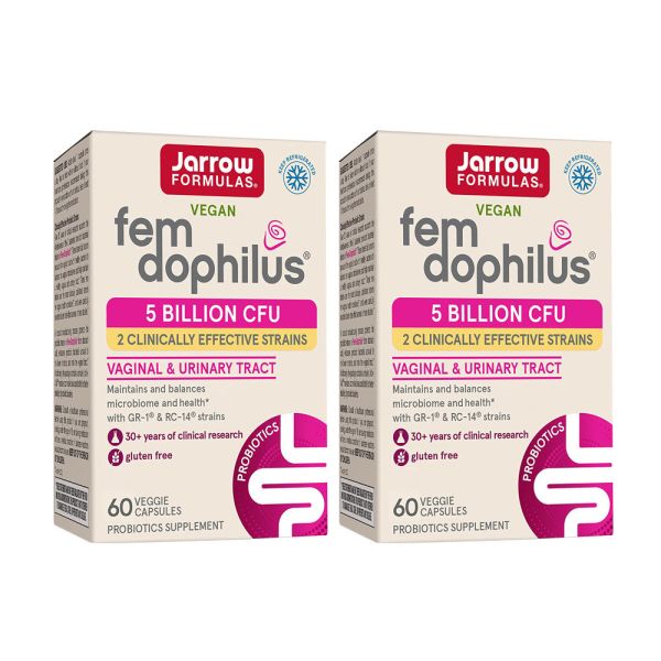 Jarrow賈羅公式 [50億]女性專用益生菌膠囊x2瓶組(60粒/瓶) 女性益生菌