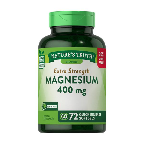 【即期品】優化鎂400mg軟膠囊(72粒/瓶)_效期至2026/4/30 鎂,放鬆,入睡,代謝,鈣