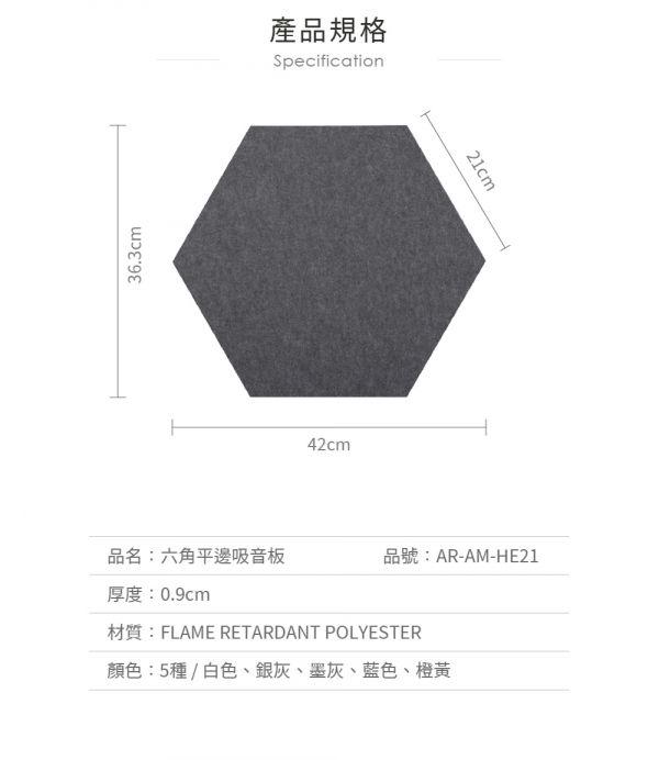 日本Felmenon菲米諾六角形平邊吸音板(一片裝) 隔音,吸音,日本吸音板,felmenon吸音板,吸音板,吸音棉,降噪,美觀,DIY安裝,吸音材料,菲米諾,樓板噪音,聚酯纖維.多孔隙吸音材,六角形,牆壁吸音隔音,塑鋼吸音隔音,防焰,零甲醛,零塑化劑,天花板吸音隔音