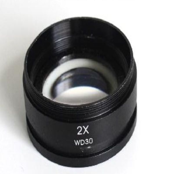 實體顯微鏡 2X輔助物鏡 加大鏡 增倍鏡 M48*0.75螺紋直徑 2倍鏡 實體顯微鏡 2X輔助物鏡 加大鏡 增倍鏡 M48*0.75螺紋直徑 2倍鏡