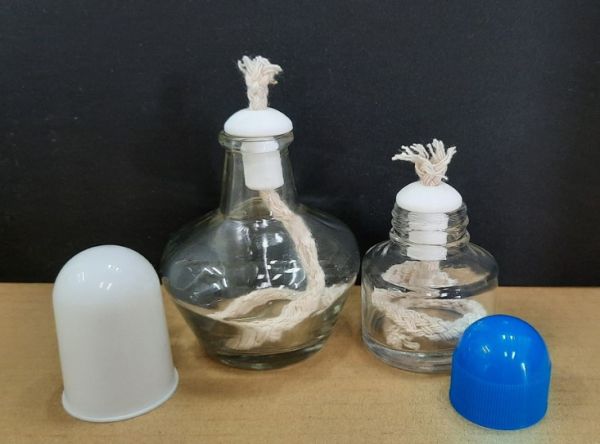 玻璃酒精燈 附帽蓋 瓷燈芯 燈棉 玻璃酒精燈 附帽蓋 瓷燈芯 燈棉