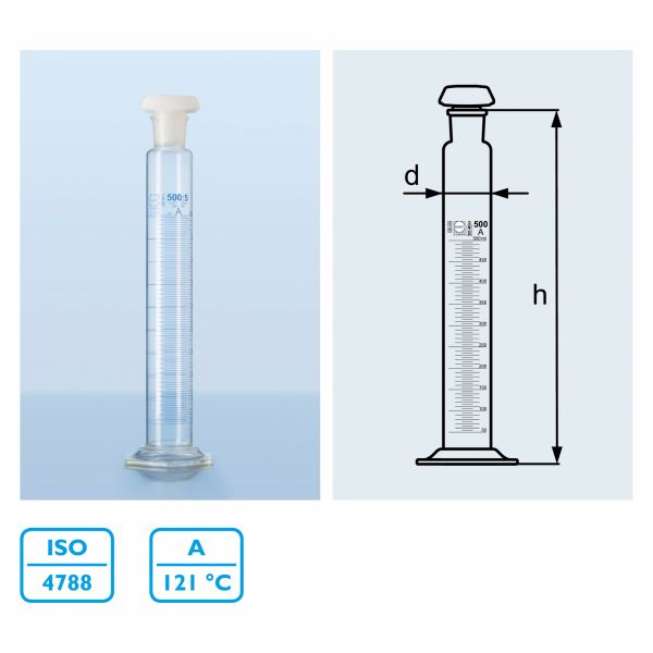 德製 DURAN SCHOTT 有栓量筒 實驗儀器 玻璃容器 量測瓶 Measuring Cylinder with plastic stopper 德製 DURAN SCHOTT 有栓量筒 實驗儀器 玻璃容器 量測瓶 Measuring Cylinder with plastic stopper