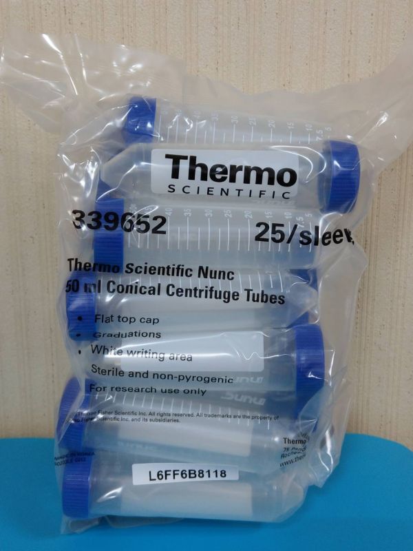 進口 Thermo Nunc 50ml 離心管  centrifuge tubes 尖底離心管 Sterility 滅菌包裝離心管 25支/包 Thermo Nunc 50ml 離心管  centrifuge tubes 尖底離心管 Sterility 滅菌包裝離心管