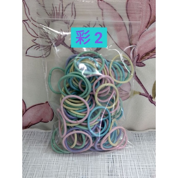 現貨  高彈力橡皮筋 大髮圈10入 / 兒童小髮圈100入  髮飾 高彈力橡皮筋,髮飾,兒童小髮圈