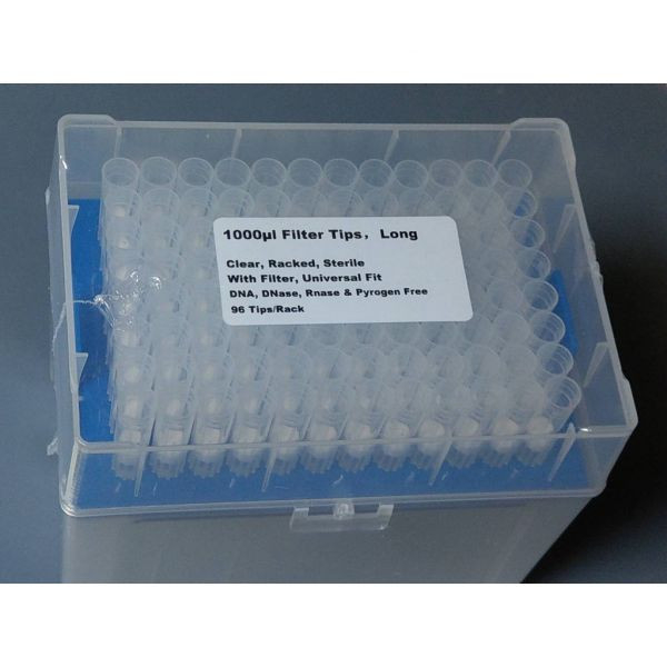 挑戰最低價 1000ul 過濾式吸管尖 滴管尖 1000ul Filter tip [1盒10rack] 1000ul 過濾式吸管尖 滴管尖 1000ul Filter tip & 滴管尖盒裝 藍色吸管尖(無filter)