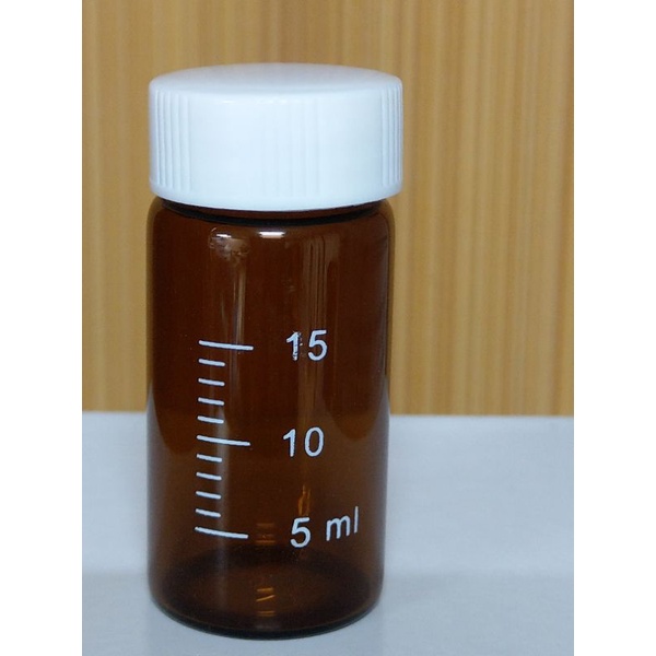 現貨 白色刻度玻璃樣本瓶 PP瓶蓋+PE墊片 分裝瓶 透明 褐色 5-15ML 白色刻度玻璃樣本瓶,分裝瓶