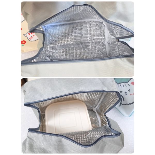 現貨 可愛卡通圖案拉鍊式 輕便 鋁箔手提袋 便當袋 保冷袋 保溫袋 現貨 可愛卡通圖案拉鍊式 輕便 鋁箔手提袋 便當袋 保冷袋 保溫袋