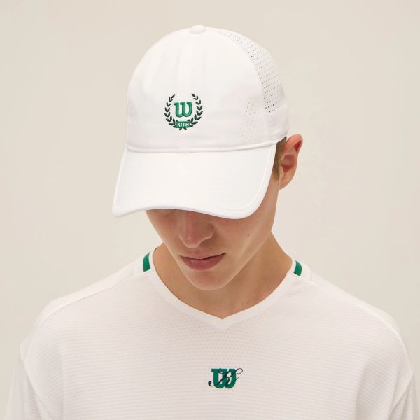 Kith & Wilson 聯名款 網球帽 白 帽圍 56-58cm 高質感 遮陽帽 kith
wilson
網球帽