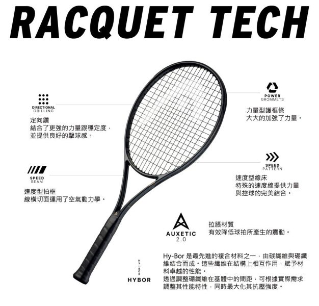 HEAD Speed MP LEGEND 網球拍 300g Djokovic代言款 網球拍
網球
head
speed
