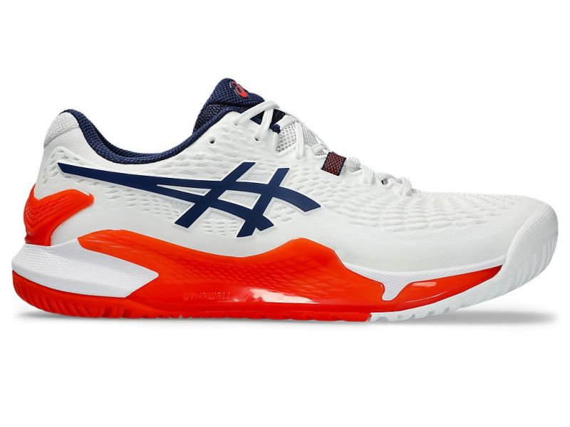 ASICS 亞瑟士 男 網球鞋 GEL-RESOLUTION 9 AC 澳網配色 白橘 網球鞋
亞瑟士
asics