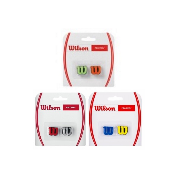 WILSON 網球拍 避震器 Wilson Profeel 銀/紅款 藍/黃款 綠/橘款 2入 wilson 避震器
