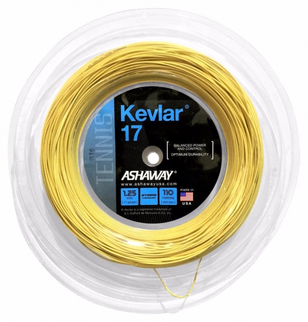 美國Ashaway Kevlar 克維拉線 1.25 半條 6.3m 網球線