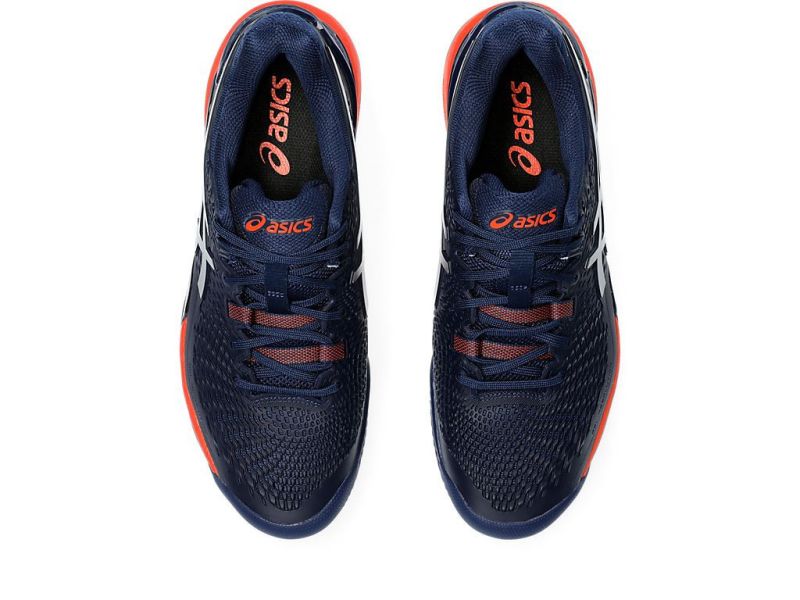 ASICS 亞瑟士 男 網球鞋 GEL-RESOLUTION 9 CLAY 澳網配色 深藍橘 網球鞋
亞瑟士
asics