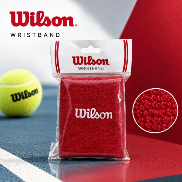 WILSON Wristband 護腕 2入組 網球 運動護腕 毛巾護腕 吸汗護腕 紅 wilson
護腕
威爾森
吸汗護腕