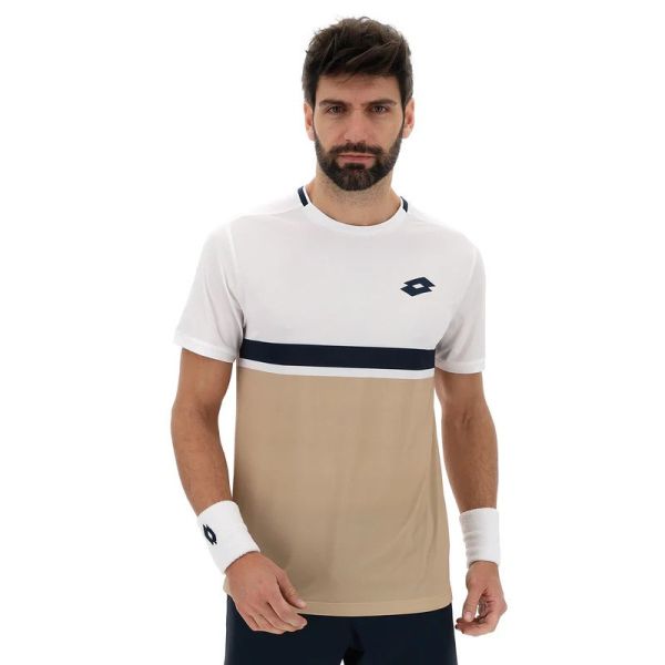LOTTO 頂級 網球 T-SHIRT 運動短袖 美國網球公開賽選手款 美網 白/沙色 LOTTO
網球短袖
網球服飾
美網