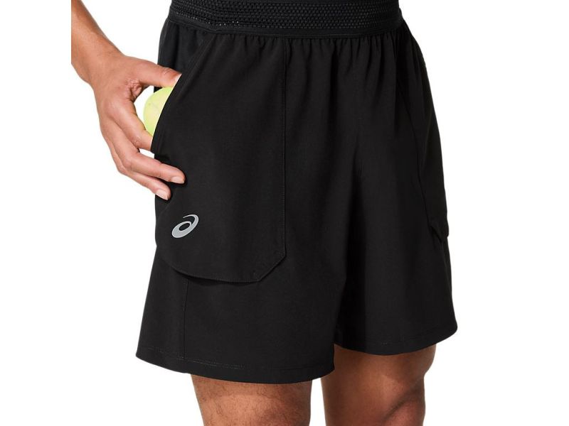 ASICS 亞瑟士 7吋平織 短褲 男款 ACTIMOTION 海外版 網球短褲 黑 短褲
網球短褲
運動短褲