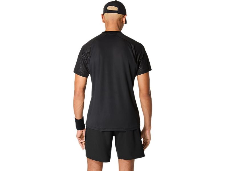 ASICS 亞瑟士 短袖上衣 男款 ACTIBREEZE 美網 海外版 網球上衣 2041A352-001 網球上衣
短袖
美網
