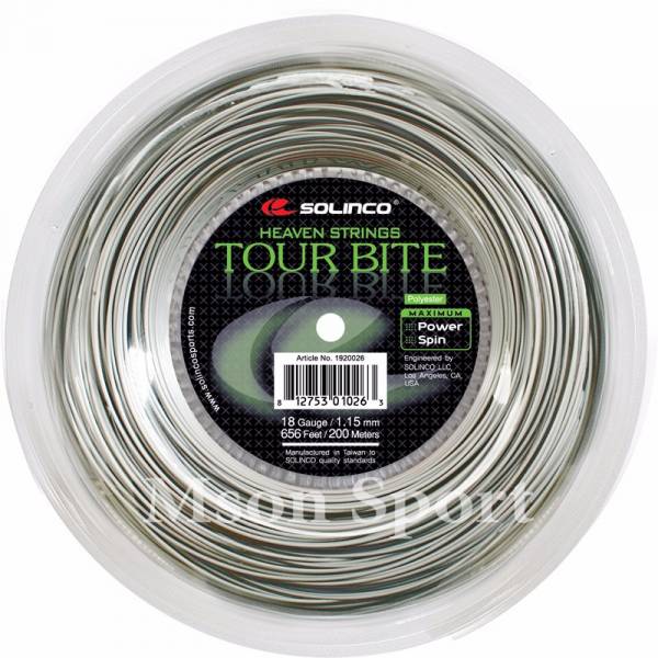 SolincoTour Bite 五角網球硬線 12m 網球線 solinco