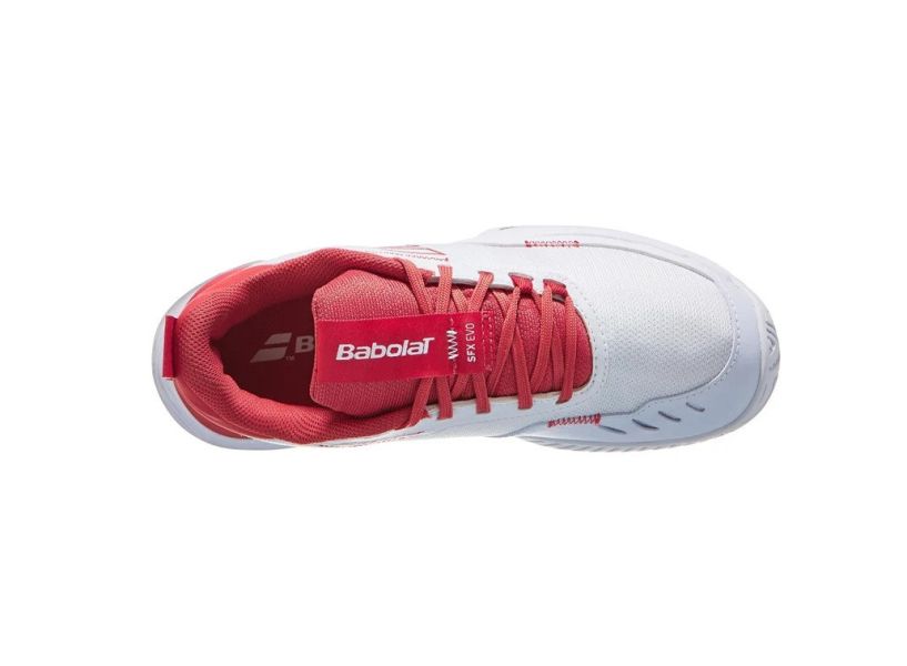 Babolat SFX Evo AC 女 網球鞋 寬楦 白紅配色 適用腳寬者 全場地 女網球鞋
網球鞋
SFX
BABOLAT