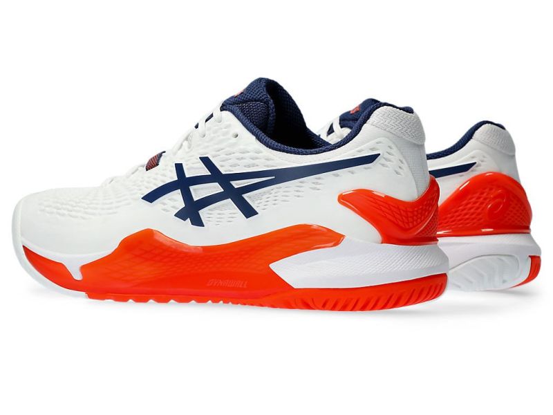 ASICS 亞瑟士 男 網球鞋 GEL-RESOLUTION 9 AC 澳網配色 白橘 網球鞋
亞瑟士
asics