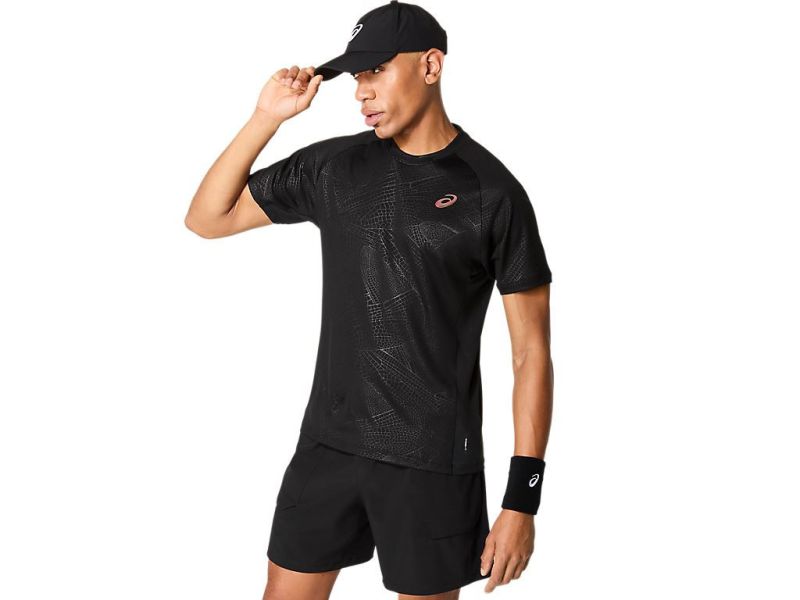 ASICS 亞瑟士 短袖上衣 男款 ACTIBREEZE 美網 海外版 網球上衣 2041A352-001 網球上衣
短袖
美網