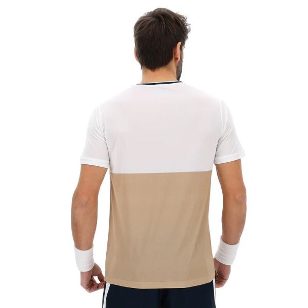 LOTTO 頂級 網球 T-SHIRT 運動短袖 美國網球公開賽選手款 美網 白/沙色 LOTTO
網球短袖
網球服飾
美網