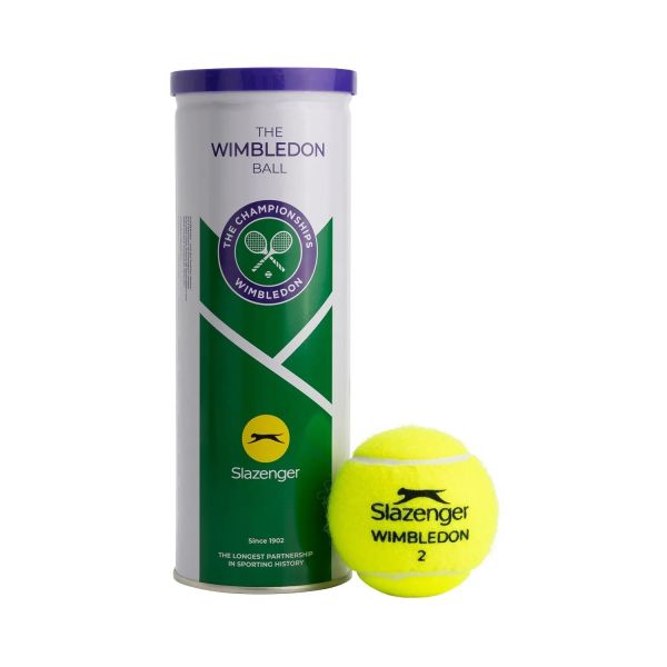 Slazenger Wimbledon 溫網比賽球 3顆/罐 新包裝 網球