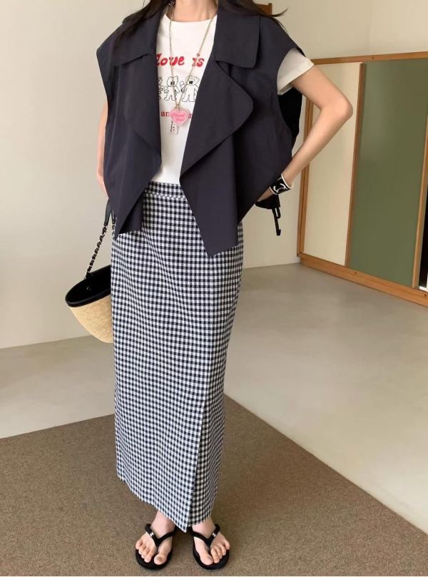 ZinD [ 大翻領西裝風格背心外套 ] 2色 2604291 shihslica ZinD,zind,ZD,zooindrawer,zoo in 抽屜,動物園,丹寧,外套,外套富翁,洋裝,韓國襪子,年終慶,雙11,雙12,黑五,百搭,合購價,自訂,春裝,Tshirt,首爾