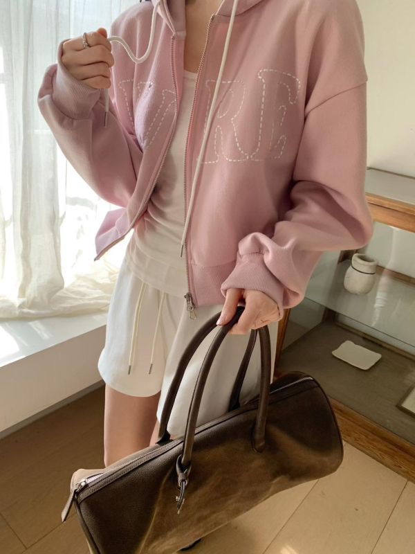 ZinD [ 質感繡字棉質連帽外套 ] 2色 2603121 （shihslica） 