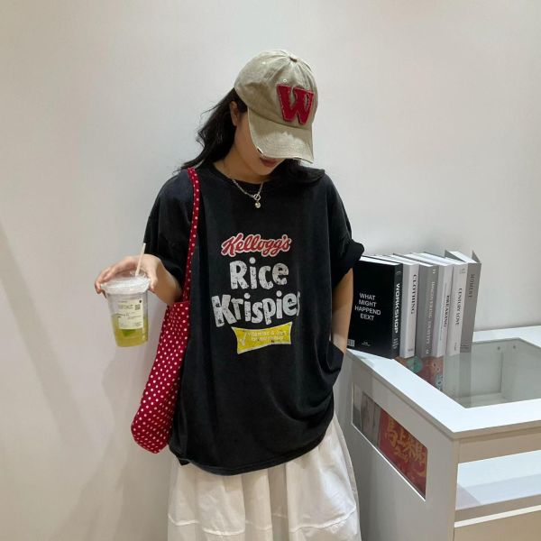 ZinD [ 復古英文洗舊質感棉Ｔ ] 3色 2603232 ZinD,zind,ZD,zooindrawer,zoo in 抽屜,抽屜動物園,丹寧,裙子,裙子富翁,洋裝,韓國襪子,年終慶,雙11,雙12,黑五,永恆慶,合購價,自訂,春裝,Tshirt