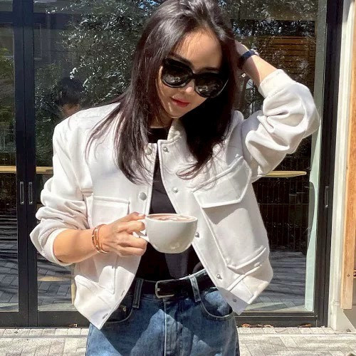 Z in D [ 立領空氣棉俐落質感外套 ] 2色 2510012 ZinD,zind,ZD,zooindrawer,zoo in drawer,抽屜動物園,丹寧,牛仔外套,外套富翁,洋裝