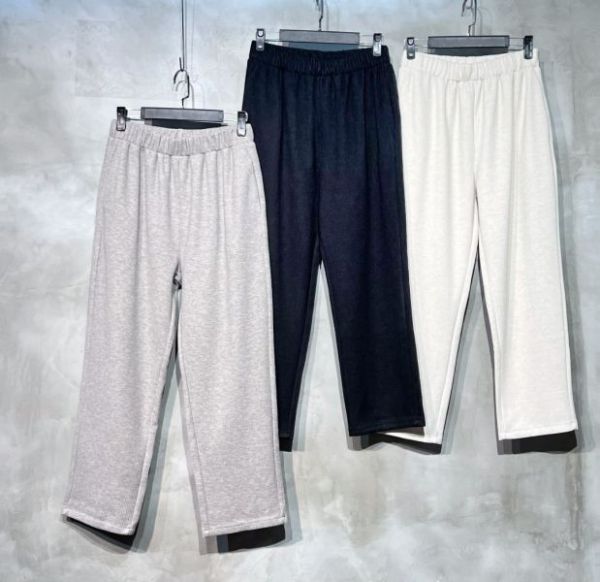 shihslica [ 好評再版 坑條細棉絨溫和9分褲 ] 3色 2511222 