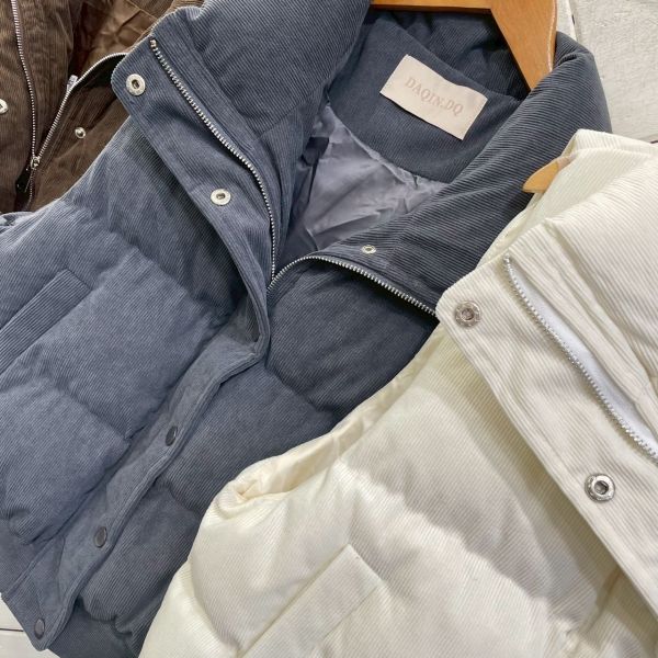 ZinD [ 燈芯絨排扣高領鋪棉暖背心 ] 3色 2511243 