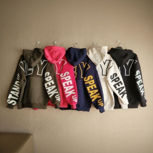 ZinD [ 大英文字母刷毛寬大帽Ｔ ] 2512022 shihslica 