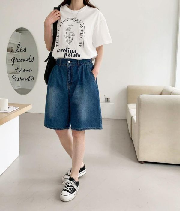 ZinD [ 男孩休閒風格單寧短褲 ] 2色 2604164 ZinD,zind,ZD,zooindrawer,zoo in 抽屜,抽屜動物園,丹寧,裙子,裙子富翁,洋裝,韓國襪子,年終慶,雙11,雙12,黑五,洋裝,合購價,自訂,春裝,Tshirt