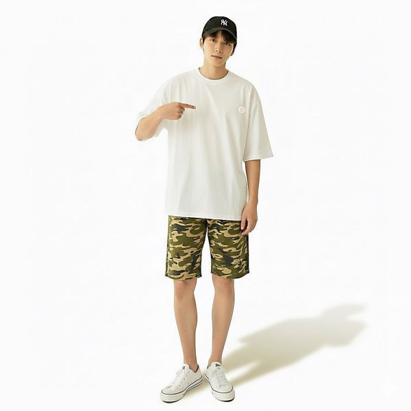 Z in D [ 男女自訂款：經典紀念 繡線LOGO落肩寬版Ｔ ] 3size 2色 2509011w ZinD,zind,ZD,zooindrawer,zoo in drawer,抽屜動物園,丹寧,牛仔外套,外套富翁,洋裝,T恤,T-shirt,男裝,情侶裝