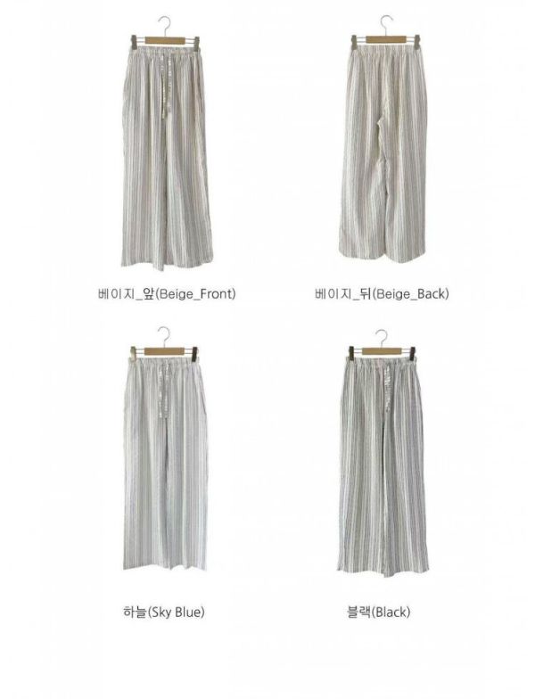 Z in D [ 輕盈復古夏日直條休閒褲 ] 3色 2504302 (shihslica) ZinD,zind,ZD,zooindrawer,zoo in drawer,抽屜動物園,丹寧,牛仔外套,外套富翁